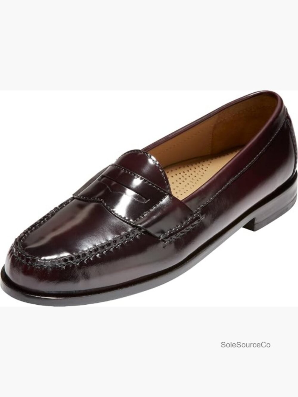 Men's Leather Penny Loafers - Cushioned Comfort Slip-On